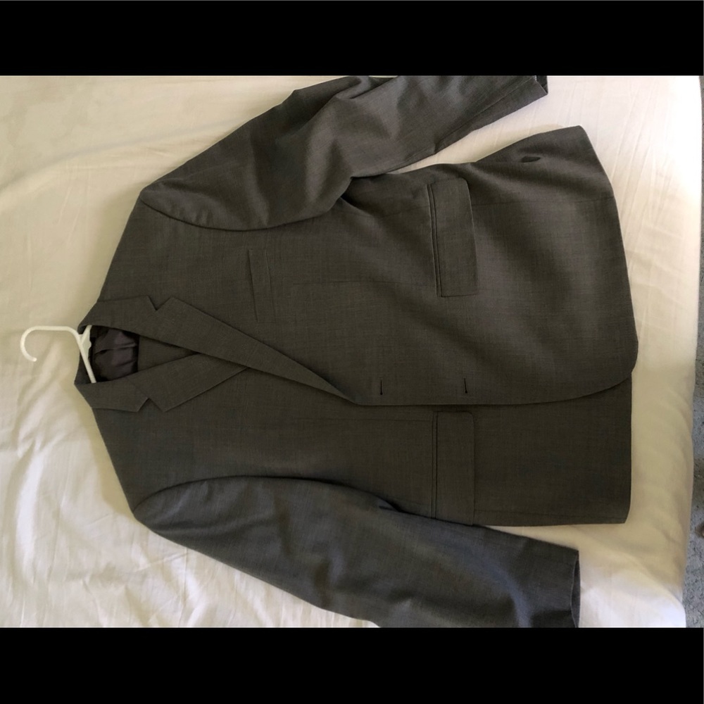 Michael Kors light gray suit